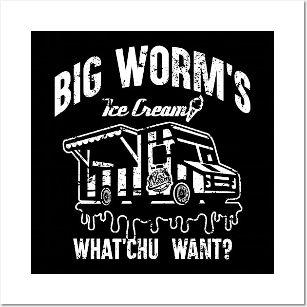 Big Worm's Ice Cream Wall Art by Seitori